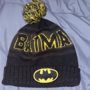 Really nice Pom Batman beanie